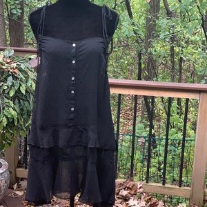 NWT Free‎ People Intimately Black Comb Sheer Dress